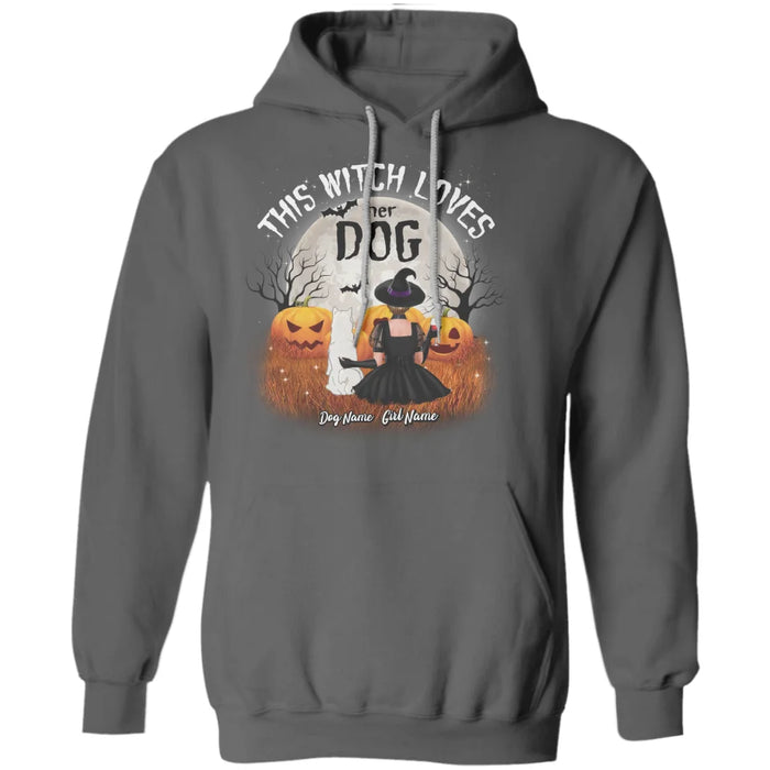 This Witch Loves Her Dog Personalized T-shirt TS-NB1913