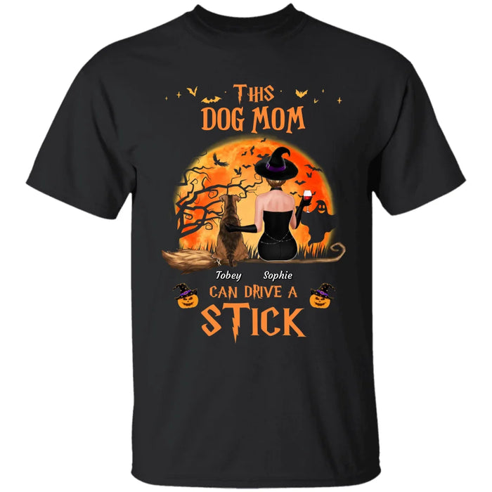 This Grandma Can Drive A Stick - Personalized T-Shirt - Halloween TS - TT3903