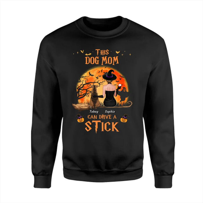 This Grandma Can Drive A Stick - Personalized T-Shirt - Halloween TS - TT3903