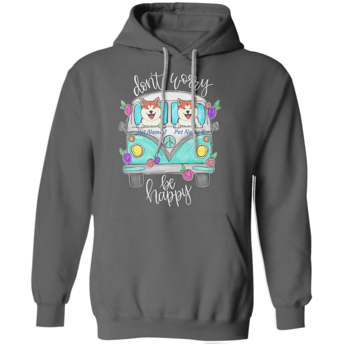 "Be Happy" dog personalized T-Shirt