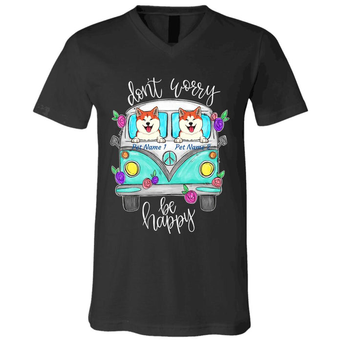 "Be Happy" dog personalized T-Shirt