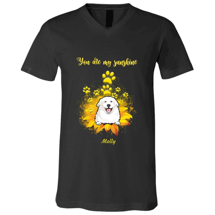 "You're My Sunshine" dog personalized T-Shirt