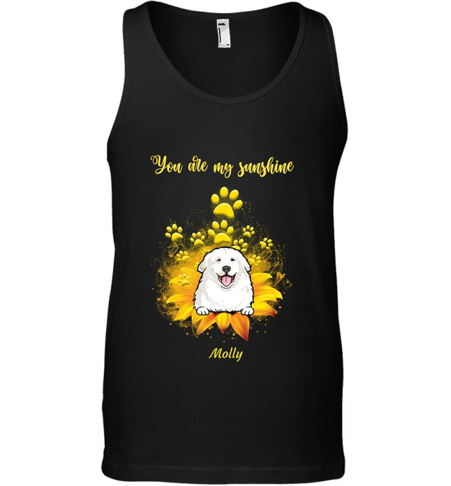 "You're My Sunshine" dog personalized T-Shirt