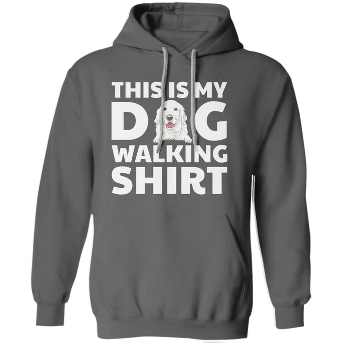 "My dog walking shirt" personalized T-Shirt
