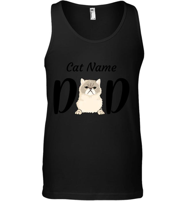 Cat dad personalized cat T-Shirt