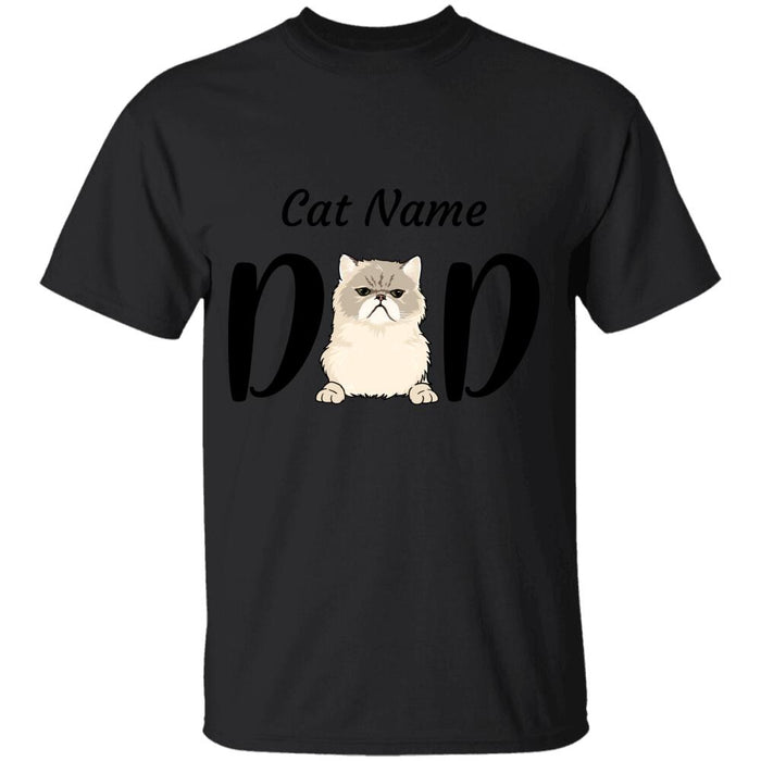 Cat dad personalized cat T-Shirt