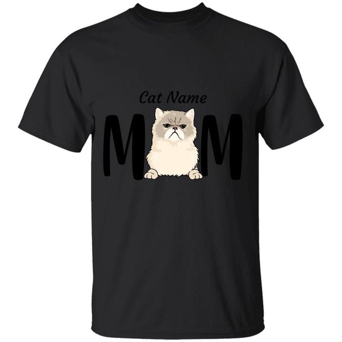 Cat mom personalized cat T-Shirt