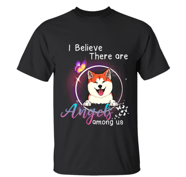 I believe there are angels among us personalized pet T-Shirt