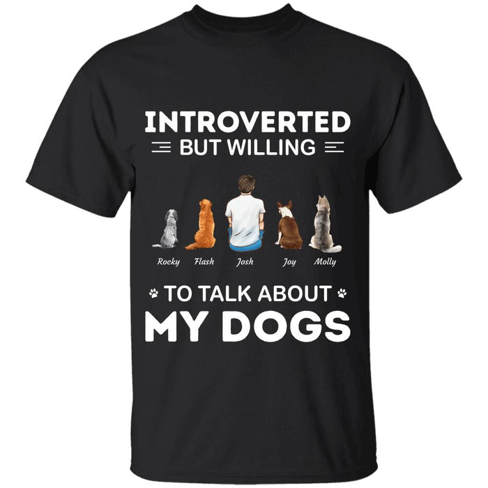 Introverted But Willing To Talk About My Dogs/Cats/Kids personalized Pet T-shirt TS-GH55