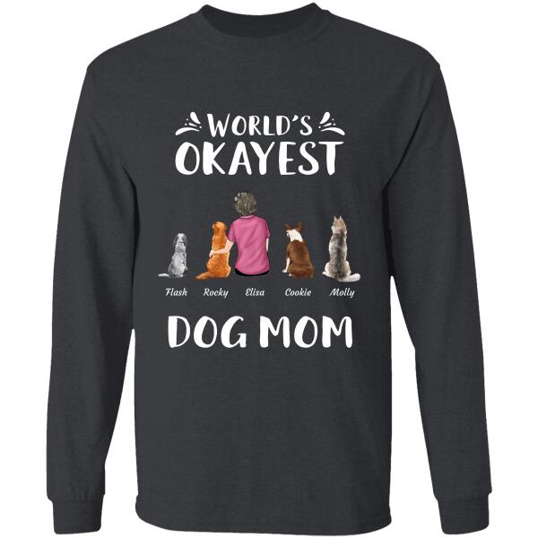 World's Okayest Dog/Cat/Fur Mom personalized Pet T-shirt