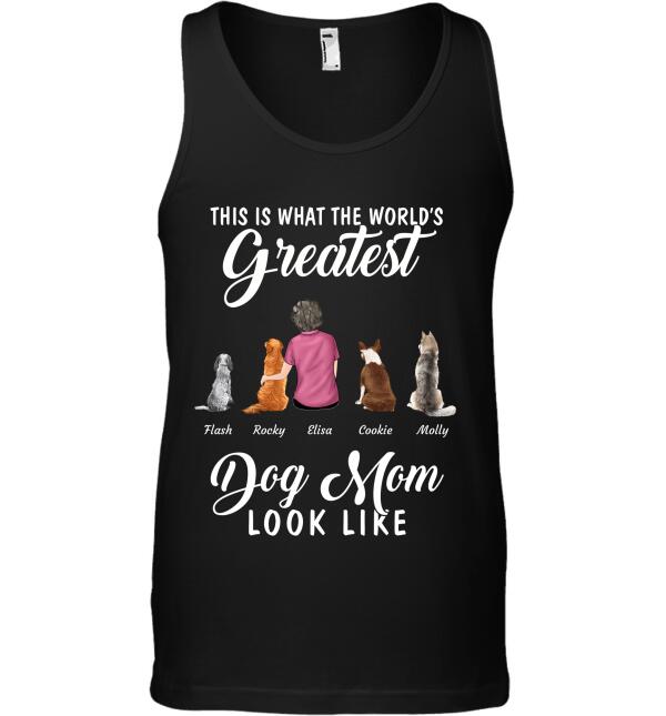 This Is What The World's Greatest Dog/Cat/Fur Mom Looks Like personalized Pet T-shirt