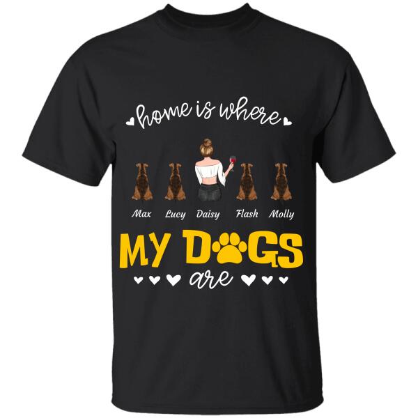 Home is where My Pets are personalized pet T-Shirt