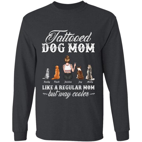 Tattooed Cat/Dog Mom Like A Regular Mom But Way Cooler personalized pet T-shirt
