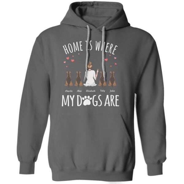 Home is where My Pets are personalized pet T-Shirt