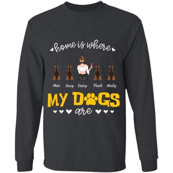 Home is where My Pets are personalized pet T-Shirt