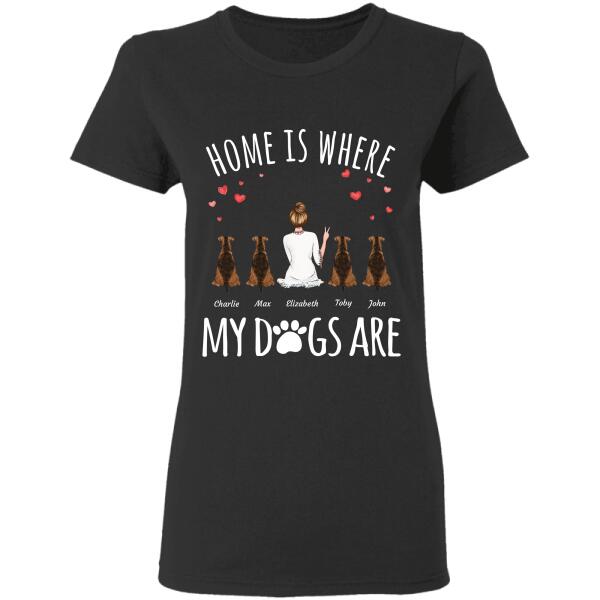 Home is where My Pets are personalized pet T-Shirt