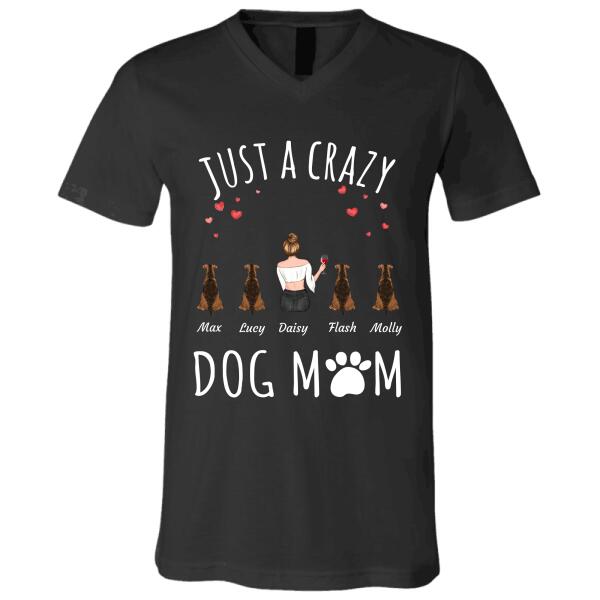 Just a crazy Dog/Cat/Fur Mom personalized pet T-Shirt