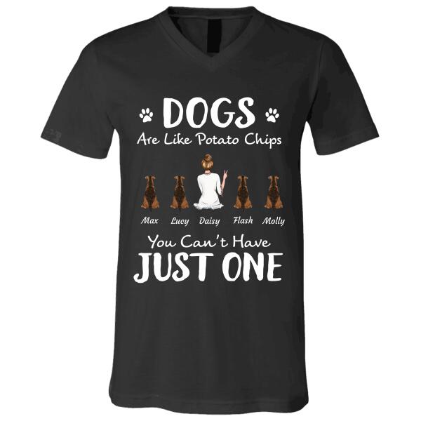 Cats/Dogs Are Like Potato Chips, You Can't Have Just One personalized Pet T-shirt