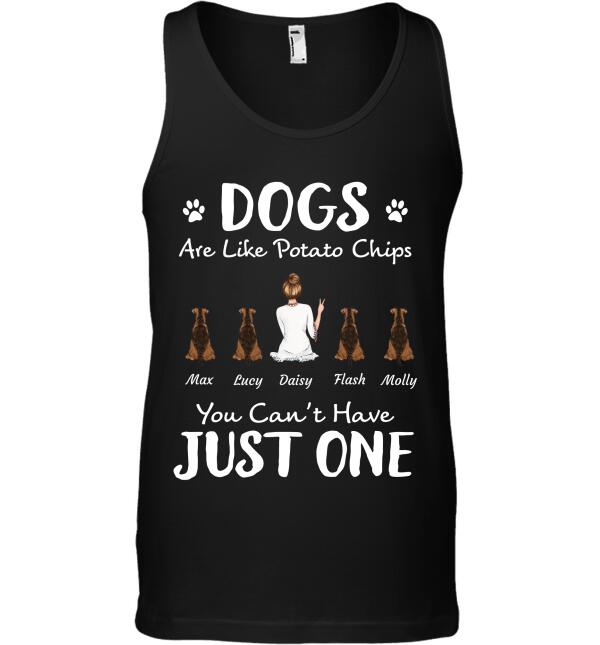Cats/Dogs Are Like Potato Chips, You Can't Have Just One personalized Pet T-shirt
