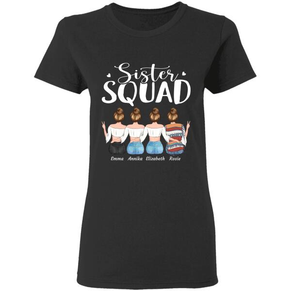 "Sister Squad" girl personalized T-shirt