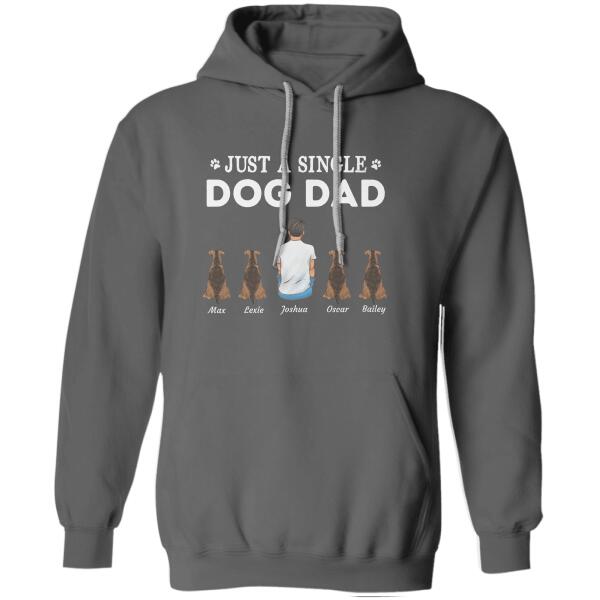 Just A Single Dog/Cat Dad personalized cat T-Shirt