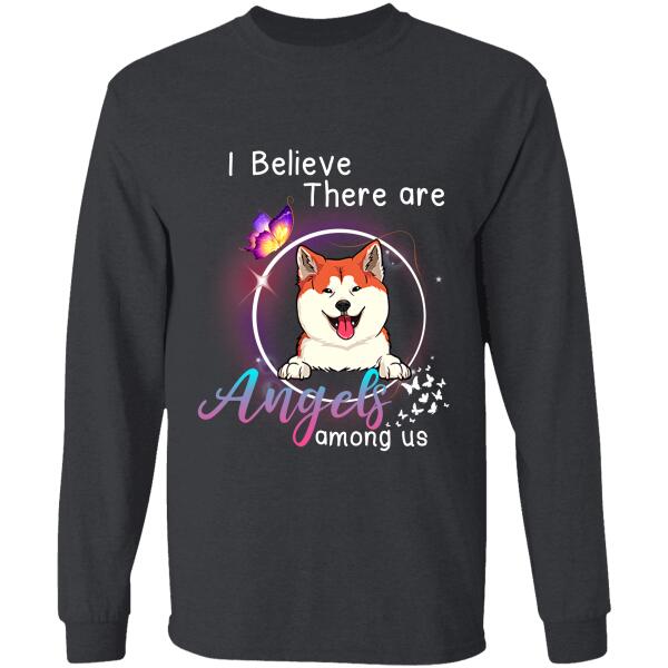 I believe there are angels among us personalized pet T-Shirt