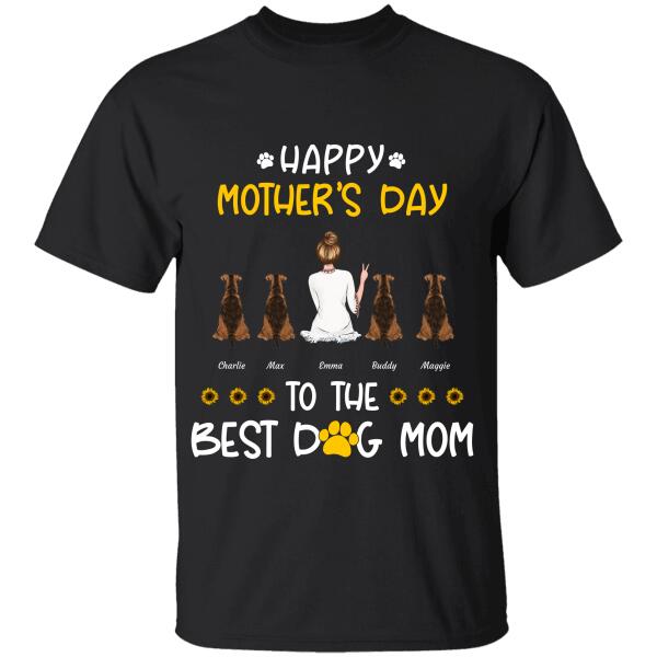 Happy Mother's Day To The Best Dog/Cat Mom personalized pet T-shirt