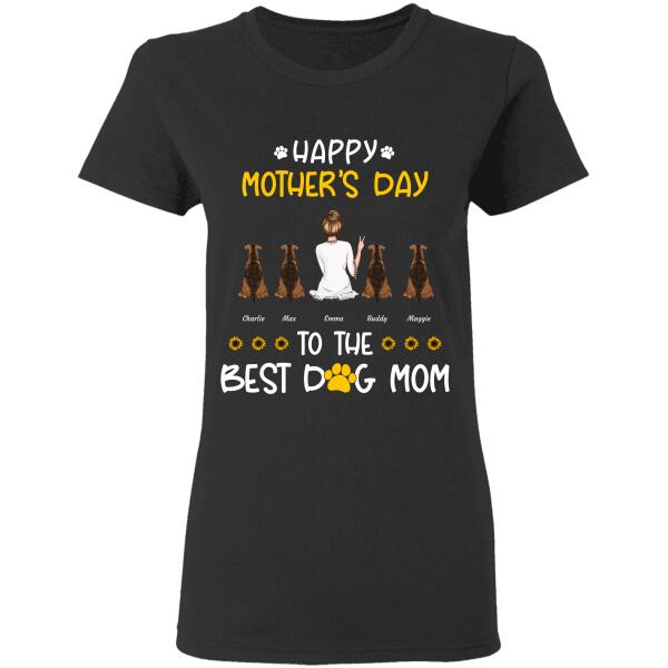 Happy Mother's Day To The Best Dog/Cat Mom personalized pet T-shirt