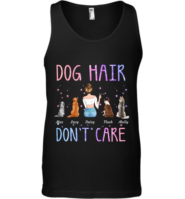 Dog/Cat Hair Don't Care personalized pet T-Shirt