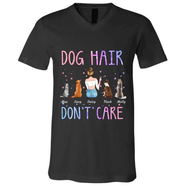 Dog/Cat Hair Don't Care personalized pet T-Shirt