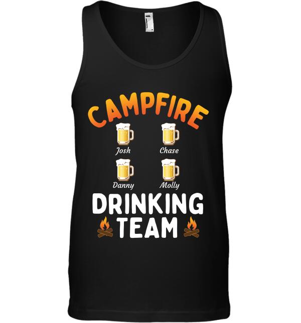 "Campfire Drinking Team" name personalized T-shirt