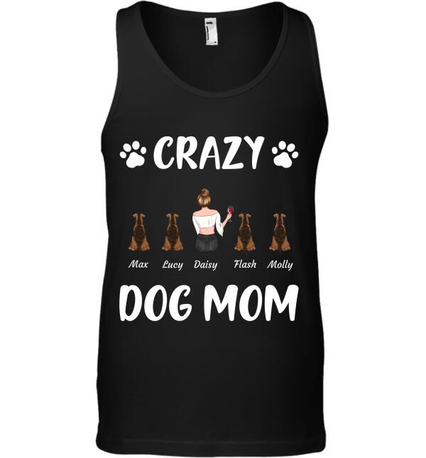 Crazy Dog/Cat Mom personalized pet T-Shirt