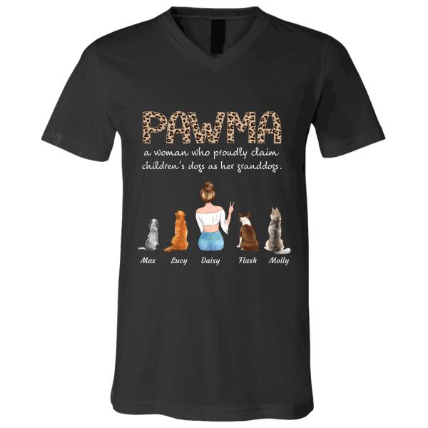 Pawma Definition girl and dog personalized T-Shirt