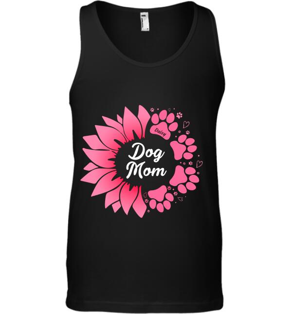 Dog/Cat/Fur Mom Flower personalized pet T-Shirt - TSTU91