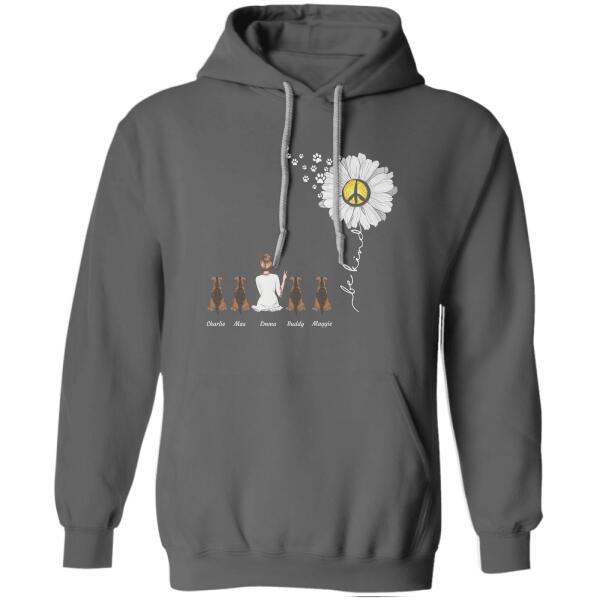 Be Kind White Daisy personalized Pet T-Shirt