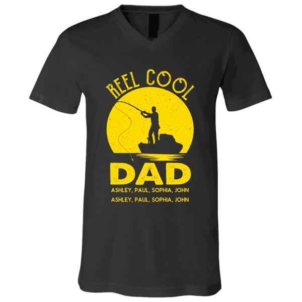 "Reel Cool Papa/ Uncle/ Grandpa" name personalized T-Shirt TS-HR67