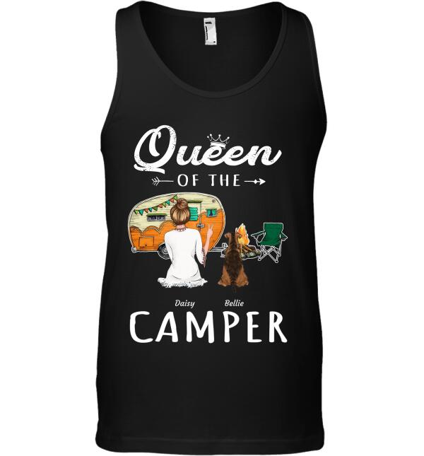 Queen Of The Camper personalized pet T-Shirt TS-GH108