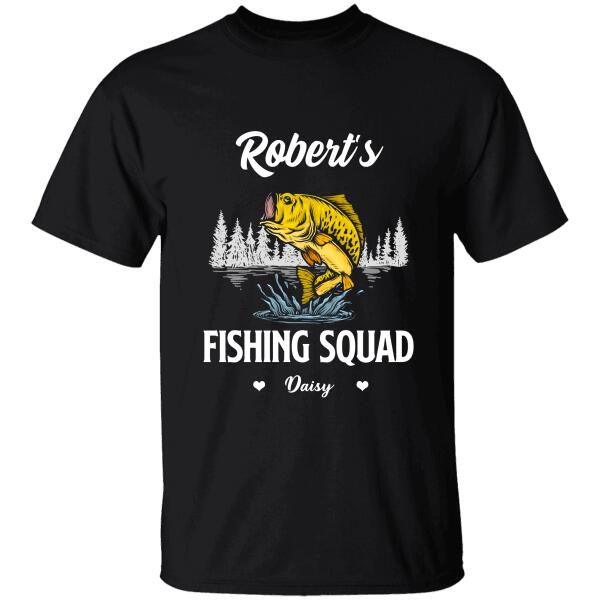 "Fishing Squad" name personalized T-Shirt TS-HR66