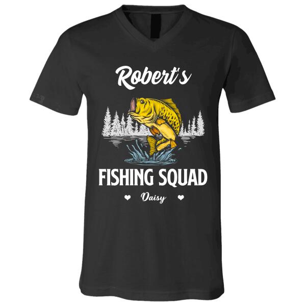 "Fishing Squad" name personalized T-Shirt TS-HR66