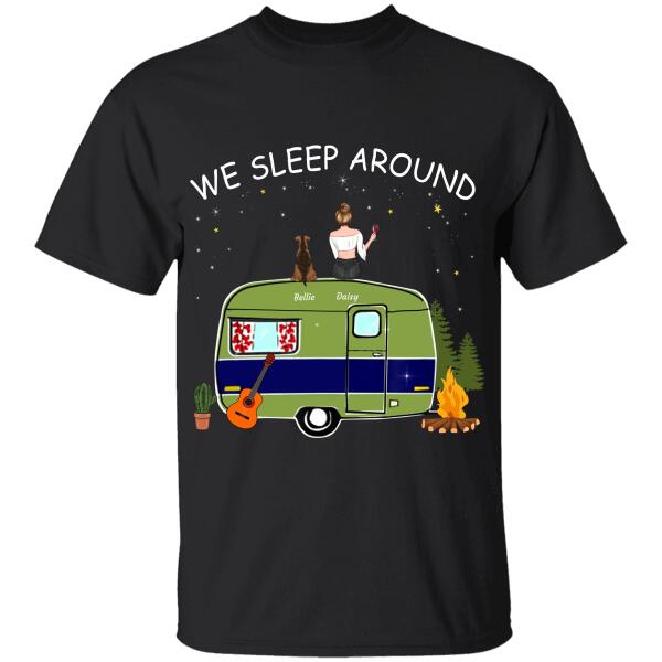 We sleep around personalized Pet T-shirt TS-TU115
