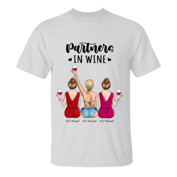 Partners In Wine - Friends personalized T-Shirt TS-GH115