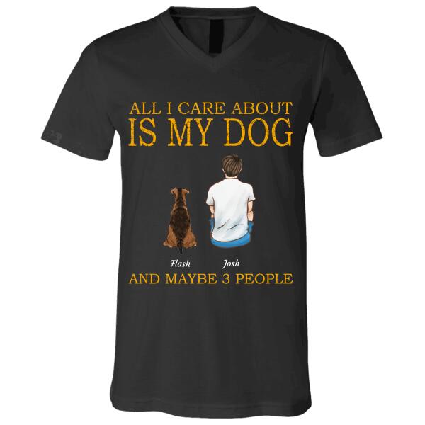 All i care - Dog and Cat personalized T-Shirt TS-TU141