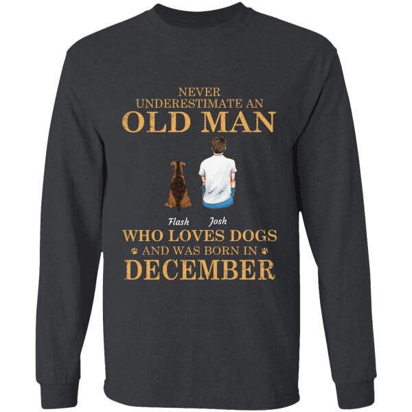 Never understimate an old man personalized T-Shirt TS-TU143