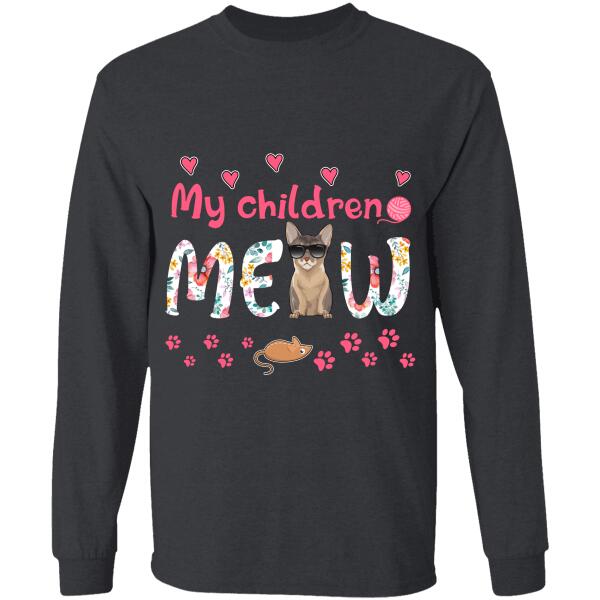 My Children Meow Personalized Shirts. TS-TU146