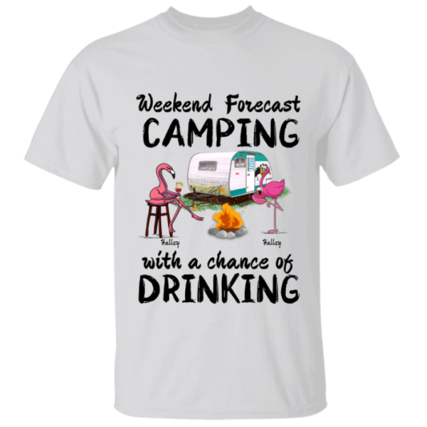 Weekend Forecast Camping Personalized Shirts. TS-GH123