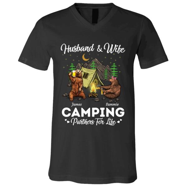 Camping Partners For Life personalized T-Shirt white TS-GH125