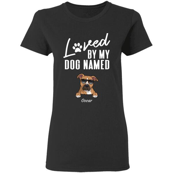 Loved by my Dog/Cat named Personalized Pet Shirt TS-TU138