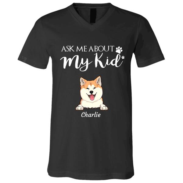 Ask me about my Kids Dog, Cat Personalized T-Shirt TS-GH140