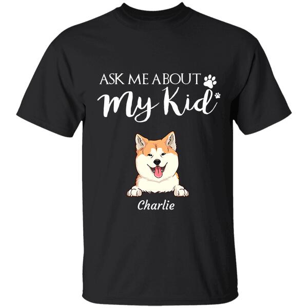 Ask me about my Kids Dog, Cat Personalized T-Shirt TS-GH140