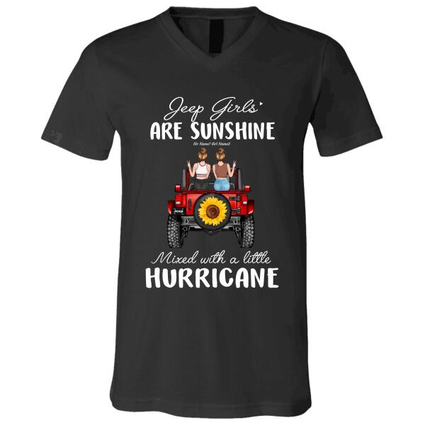 Sunshine mixed with hurricane friends personalized t-shirt TS-GH133